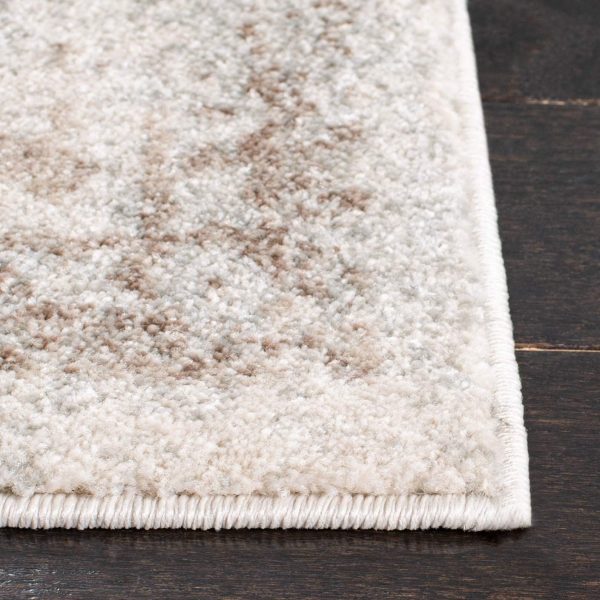 SAFAVIEH Evoke Collection Area Rug - 9' x 12', Ivory & Taupe, Oriental Distressed Design, Non-Shedding & Easy Care, Ideal for High Traffic Areas in Living Room, Bedroom (EVK256E) - Image 3